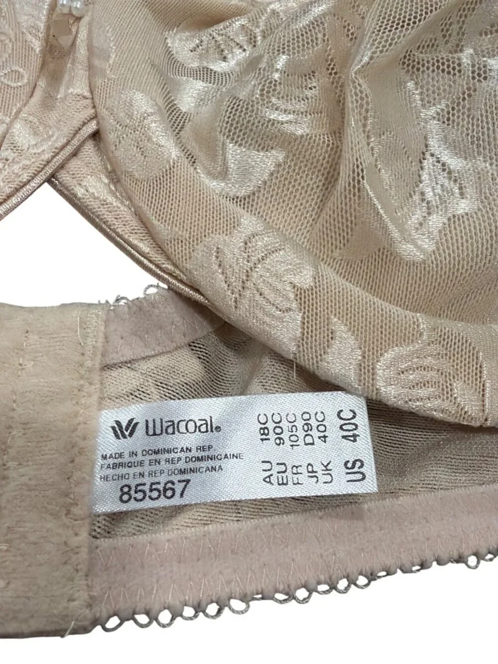 Wacoal Awareness Underwire Bra 40C 85567
